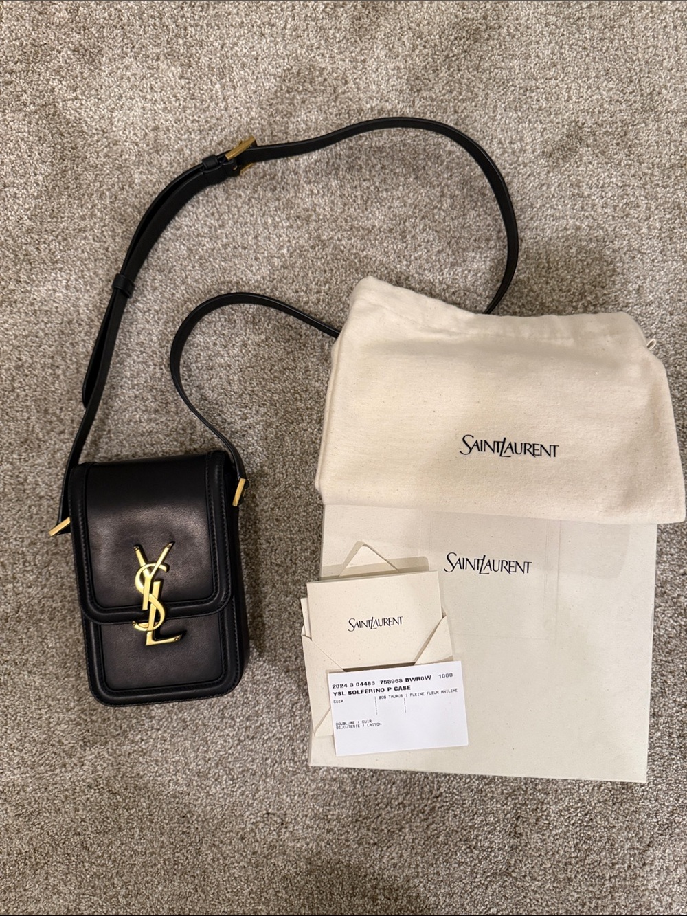 Saint Laurent Solferino Phonecase Bag